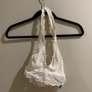 White bralette